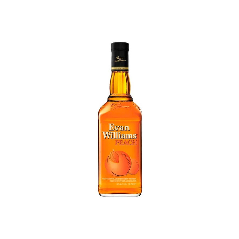 WHISKY EVANS WILLIAMS PEACH 750 CC.
