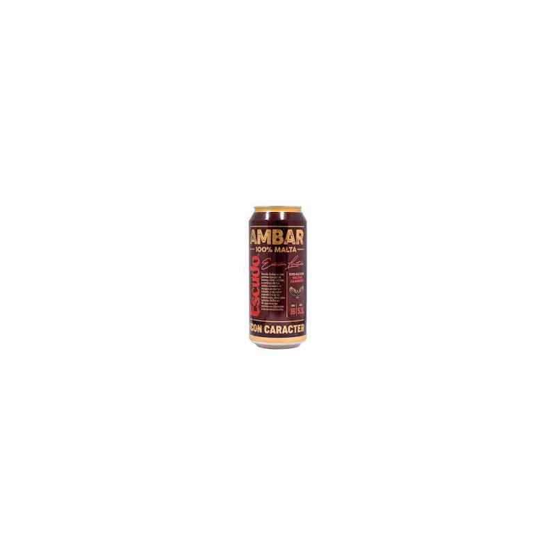 ESCUDO AMBAR LATA 24 X 470 CC.
