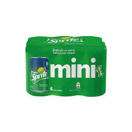 SPRITE LATA MINI 6 X 220 CC.