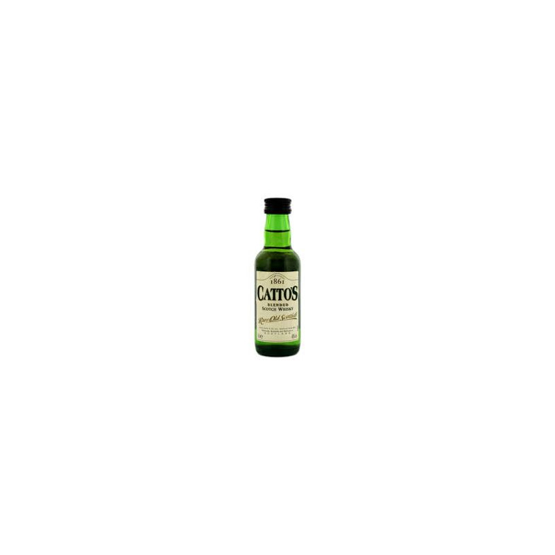 MINIATURA WHISKY CATTOS 50 CC.