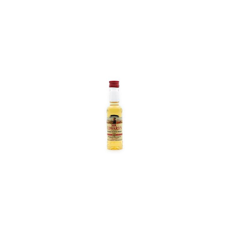 MINIATURA WHISKY SIR EDWARDS 50 CC.