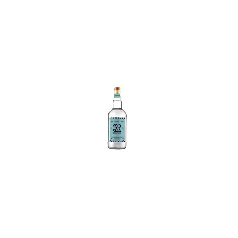 PISCO TRES R TRANSPARENTE 40° 750 CC