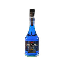 LICOR CURACAO BLUE TRES...