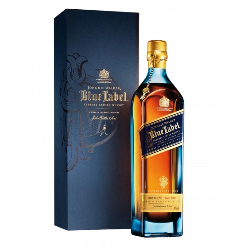 WHISKY JOHNNIE WALKER BLUE LABEL 750 CC.